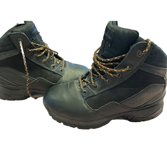 Interceptor MNIN0340100 Men's Black Leather Non Steel Toe Boots Size 7 - Picture 10 of 10